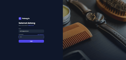 Potongin — Barbershop Marketplace Ecosystem - Preview 1