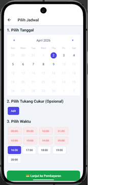 Potongin — Barbershop Marketplace Ecosystem - Preview 3