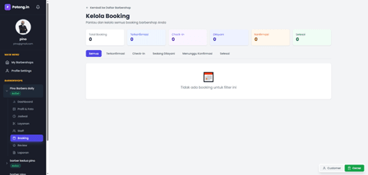 Potongin — Barbershop Marketplace Ecosystem - Preview 4